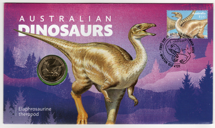 2022 Australia Dinosaurs Elaphrosaurine Theropod $1 PNC