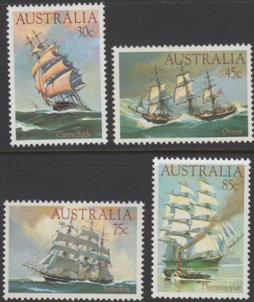 1984 ASC 920/23 Clipper Ships (4) | Stamps and Coins