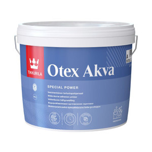Tub of Tikkurila Olex Akva Adhesion Paint Tub of Tikkurila Olex Akva Adhesion Paint