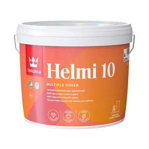 tub of Tikkurila Helmi 10 3ltr paint tub of Tikkurila Helmi 10 3ltr paint