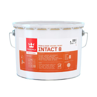 Tub of Tikkurila Intact 8  10 Litres paint