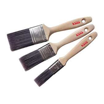 Kana Pro Synthetic Paint Brush Set of 3 Brushes – 1”, 1.5”, 2”