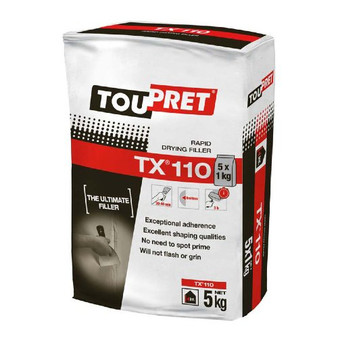 Toupret TX110 Rapid Drying Filler Powder 1x5kg bags
