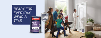 Johnstone's Aqua Guard is a premium range of water-based paints designed for interior wood and metal surfaces, offering exceptional durability and resistance to grease, stains, and scratches. The range includes various finishes to suit different aesthetic preferences and functional requirements.