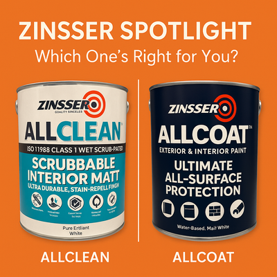 The Decorator’s Guide to Zinsser Paints: AllClean vs AllCoat