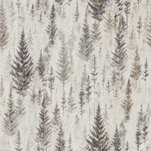 Inspired by Japanese watercolour artworks, this wallpaper design was originally painted in watery inks to capture the diffused mist that hangs over ancient forests. The conifer forest fades in and out across the design with twisting colours of dappled light. Ideal for statement walls.