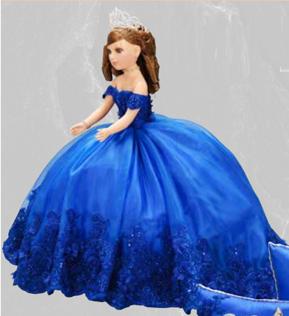 cinderella blue dress doll