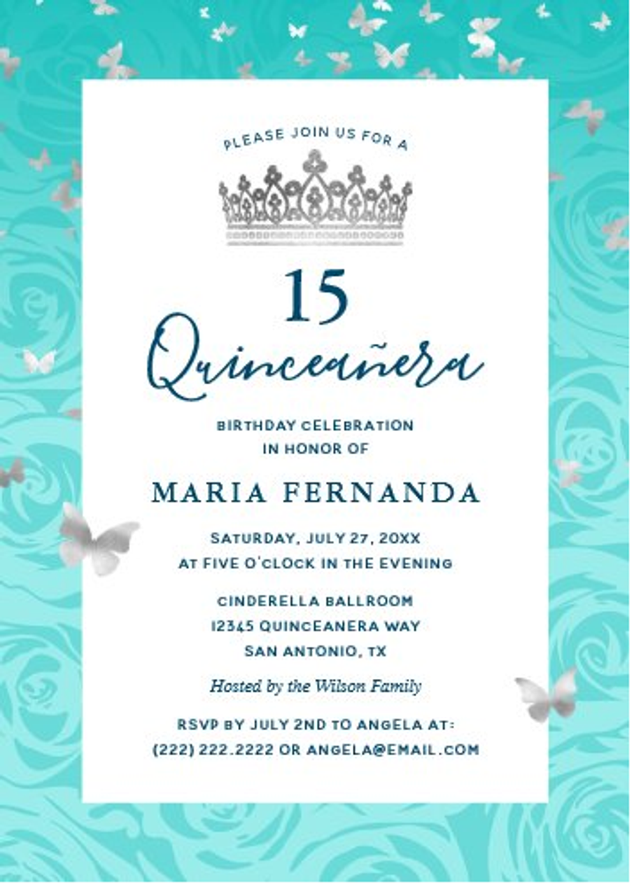 Quinceanera Invitations, Quinceanera Invitations