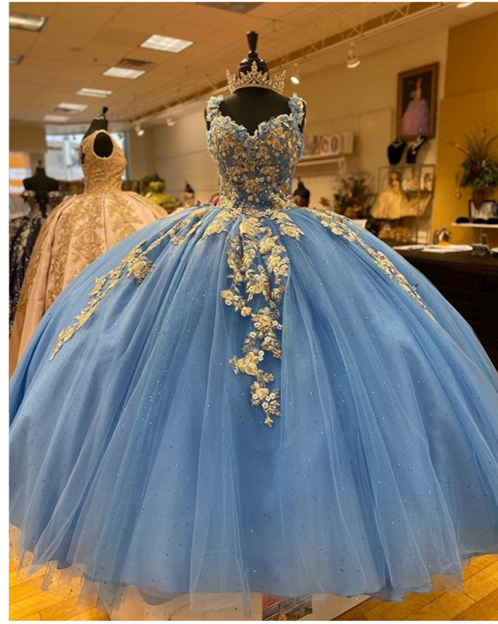 New Elsa Light Blue Elegant Princess Dress Big Bow Baby Girl Shiny Gauze  Dress For Grand Formal Ceremony Birthday Carnival Party