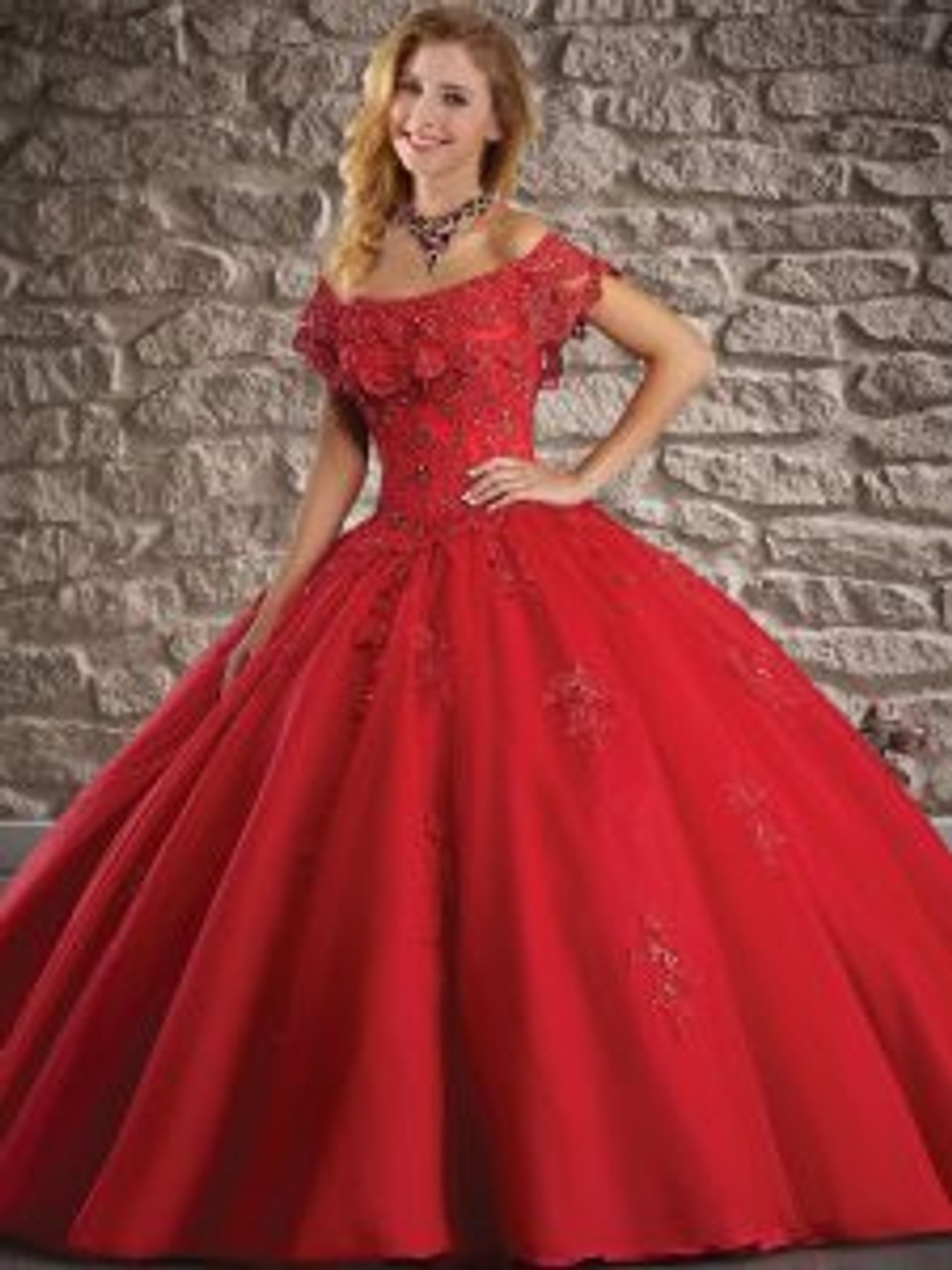 Red Quinceanera Dress from Princesa by Ariana Vara- PR30088 — Danielly's  Boutique