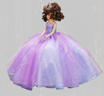 Lilac Quinceanera Doll