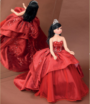 Red Quinceanera Doll