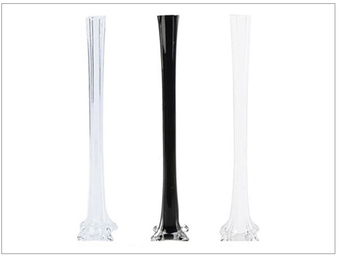 24" Eiffel Tower Vases, available in 3 colors