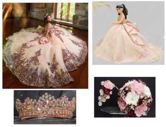 Princess Quinceanera Dress Package