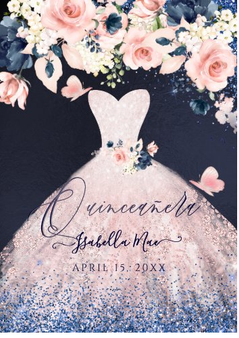 Quinceanera Invitation QSI-IN39 set 50