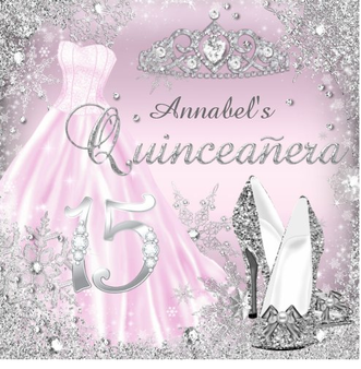 Quinceanera Invitation QSI-IN24 set of 50