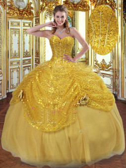 yellow dress for 15