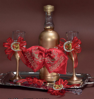 Small Quinceanera Toasting Set