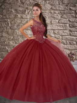 Wine Quinceanera Dress QSXFQD1535-16