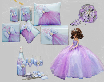 Lilac Bow Quinceanera Package