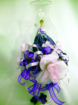 Quinceanera decorated Chimney Centerpiece - Available in Many Colors