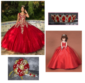 Red Quinceanera Package