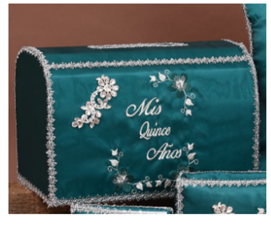 Emerald Green Quinceanera  Money Box