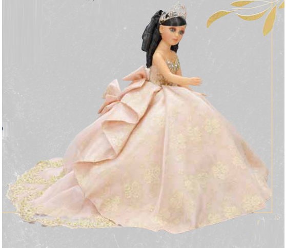 Blush Pink Quinceanera Doll