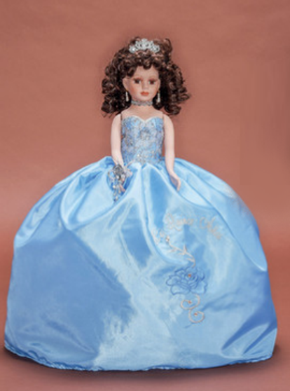 Light Blue Quinceanera Doll