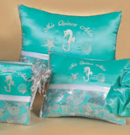 Under the Sea Quinceanera Pillows