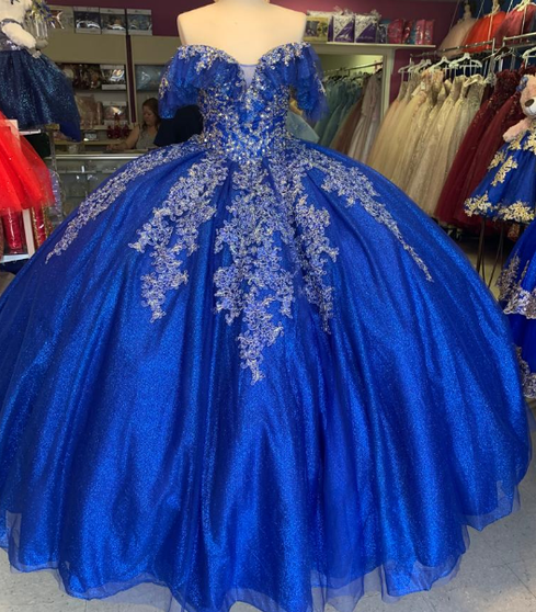 Blue Quinceanera Dress