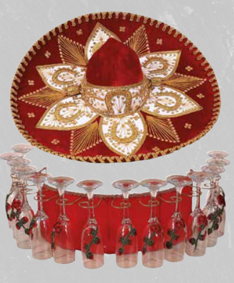 Sombrero Quinceanera Toasting Set