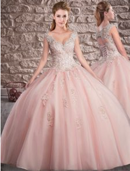 Pink Quinceanera Dress QSXFQD1601-13