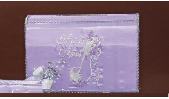 Cinderella Slipper Quinceanera Gift Card Box