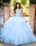 Aqua Blue Quinceanera Dress