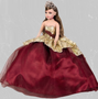 Burgundy and Gold Quinceanera Package, available in all colors