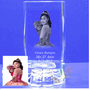 Personalized Crystal Quinceanera Engraving  Favor 3"H