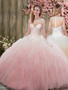 Romantic Pink Quinceanera Dresses