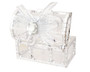 3" Silver Treasure Chest Ribbon Bow Favor Box - Pack of 12 ( $ 1.99 each)