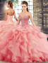 Watermelon Quinceanera Dress  QSJQDDT2123002