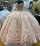 Champagne Quinceanera Dress