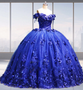 Royal Blue Quinceanera Dress
