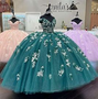 Hunter Green Quinceanera Dress