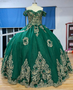 Emerald Green Quinceanera Dress
