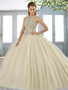 Halter Top Champagne Quinceanera Dress