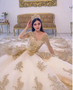 Champagne Quinceanera Dress