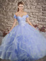 Delicate Baby Blue  Quinceanera Dress