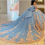 Light Blue Quinceanera Dress   SM-G44