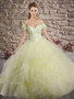 Delicate Yellow Quinceanera Dress