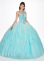 Aqua Quinceanera Dress